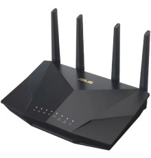 ASUS RT-AX5400 Роутер беспроводной  4 LAN, 1000 Мбит/с, 4 (802.11n), 5 (802.11ac), 6 (802.11ax), 1 x USB 3.2, 3G, 4G/LTE, IPv6 черный