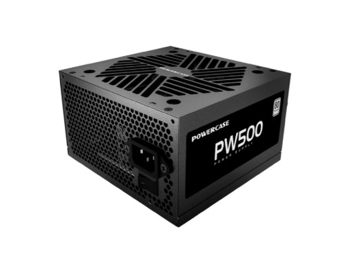 [Блок питания] Powercase PW500 (80 Plus, ATX 2.31, 500W, APFC, DC-DC, 120mm Fan) / PS-500W-DC