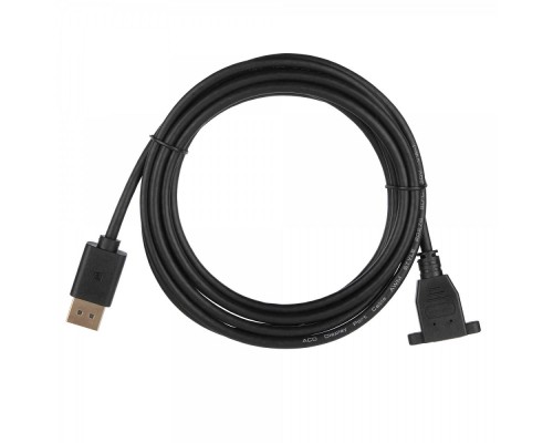 [Контроллер] Кабель ACD Кабель ACD-DDPF2-30B |ACD-DDPF2-30B| DisplayPort 1.2, DP extension, Golden Plated, 20m/20f, Черный, |ACD-DDPF2-30B| 3м (742514)