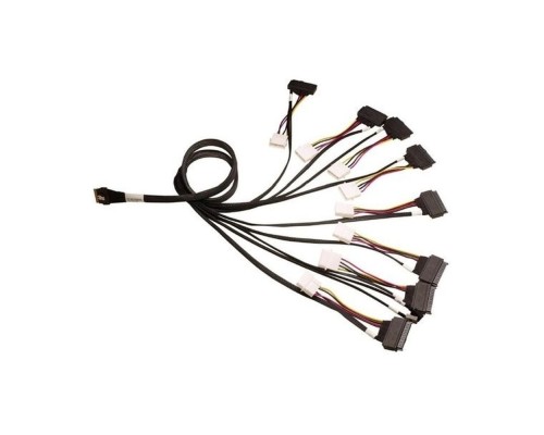 [Контроллер] Кабель ACD-60006-ZC Slimline SASx8 (SFF8654) -to- 8x U.3 Direct, 1M, (аналог Broadcom 05-60006-00) {30}