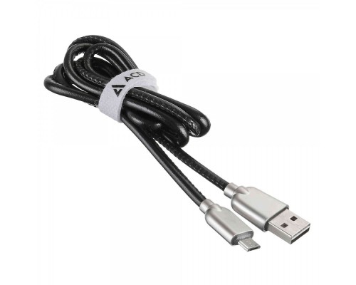[Контроллер] Кабели USB ACD USB кабель ACD-Allure MicroUSB ; USB-A Кожа, 1м, черный (ACD-U926-M1B)