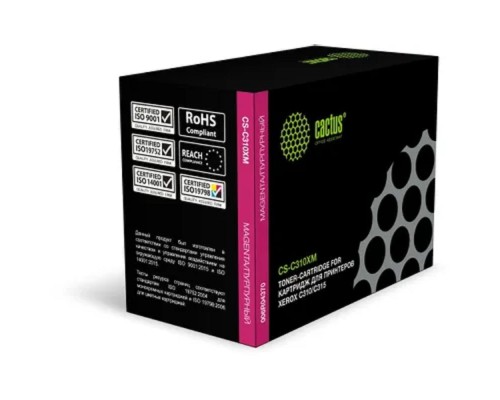 [расходные материалы] Картридж лазерный Cactus CS-C310XM 006R04370 пурпурный (5500стр.) для Xerox C310/C315