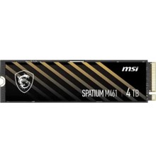Твердотельный накопитель SSD MSI M.2 4TB PCIe 4.0 NVMe  SPATIUM M461 