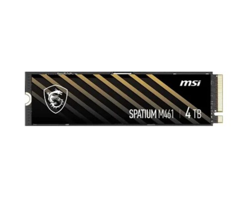 [носитель информации] Твердотельный накопитель SSD MSI M.2 4TB PCIe 4.0 NVMe  SPATIUM M461 