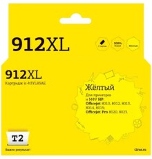 Картридж струйный T2 №912XL (IC-H3YL83AE)жел.для HP OJ 8010/8015/8020