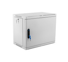ЦМО Шкаф телекоммуникационный настенный сварной 9U (600 x 350) съёмные стенки, дверь металл, ШРН-9.350.1