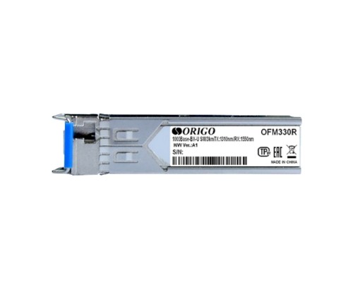[Сетевое оборудование] ORIGO OFM330R/10KM/A1A WDM SFP-трансивер, 1000Base-BX-U (Simplex LC), TX: 1310нм, RX: 1550нм, одномод, до 10км