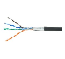 Cablexpert [FPC-5051E-4-CU-OUT] Кабель Cablexpert (Р) FTP outdoor 4x2x0.51, медный, кат.5e, однож., 305м, катушка, черный