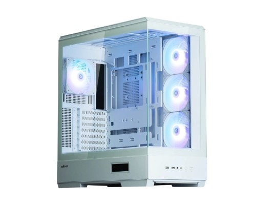 [Корпус] Корпус ZALMAN P50 DS WHITE, без БП, боковое окно (закаленное стекло), белый,  ATX