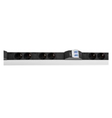 REM Верт блок розеток Rem-2MC,LINUX,мониторинг,управление,1~32А,авт,4x2S,4x3C13,2x2C19,1820мм,колодка R-2MC3-32-4x2S-4x3C13-2x2C19-A-1820-K