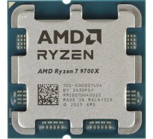 CPU AMD Ryzen 7 9700X OEM  (100-000001404) { Base 3,80GHz, Turbo 5,50GHz, GPU Radeon Graphics, L3 32Mb, TDP 65W, AM5}