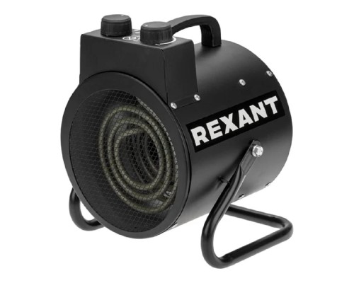 [Тепловые пушки] Rexant (60-0038) Пушка тепловая электрическая, круглая, регулировка угла наклона, ТЭН, 2кВт