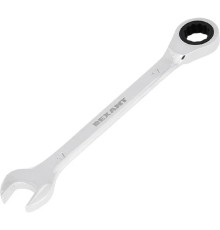 Rexant (12-5812-1) Ключ комбинированный трещоточный 17мм, CrV, зеркальный хром 
