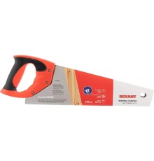 Rexant (12-8212) Ножовка по дереву Зубец 350мм, 7-8 TPI, каленый зуб 2D, двухкомпонентная рукоятка