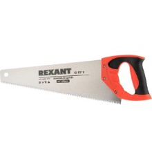 Rexant (12-8213) Ножовка по дереву Зубец 400мм, 7-8 TPI, каленый зуб 2D, двухкомпонентная рукоятка