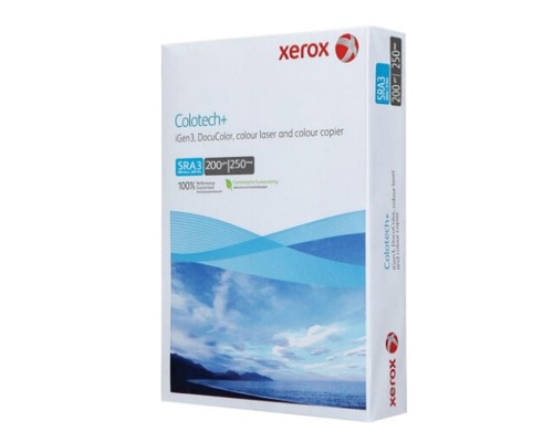 [Бумага широкоформатная Xerox, Canon] Бумага XEROX Colotech Plus Blue, 350г, SR A3, 125 листов (003R98164)