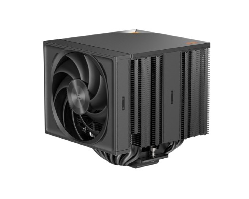 [Вентиляторы] Кулер для процессора/ PCCooler RZ820 BK (289W, 4-pin PWM, 165mm, Al/Cu, 4x8mm+4x6mm, 1x140mm+1x150mm, 71.9CFM/86.7CFM, 27.1dBA/32dBA, 1500RPM/2200RPM, S: 1851/1700/1200/20XX/115X, AM5/AM4, black)