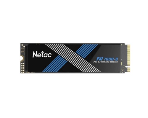 [носитель информации] Твердотельный накопитель Netac NV7000Q 2Tb [NT01NV7000Q-2T0-E4X] M.2 2280, PCI-E 4.0 x4, 3D NAND, 7100/6200MBs, NVMe 1.4, 1280TBW, с радиатором