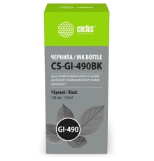 Чернила Cactus CS-GI-490BK GI-490 черный пигментный 135ml для Canon PIXMA G1400/G1410/G1411/G2400/G2