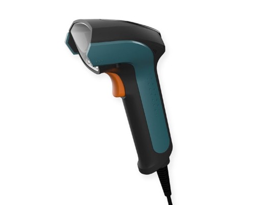 [Сканер штрих-кодов] Сканер штрих-кодов/ Handheld scanner. industry. 2D. megapixel imager. Red/White /blue LEDs. multi-interface (RS232.USB.PS/2). vibration. protection class: IP64 drop: 1.8m. incl.: 2m straight rugged US