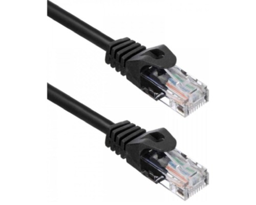 [Контроллер] Кабель ACD Патч-корд ACD-LPU5C-10B |ACD-LPU5C-10B| Cat5e UTP 24AWG 4Pair, 7/0.18мм CU Черный, 1.0м, (741739)