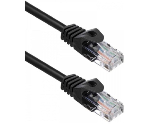 [Контроллер] Кабель ACD Патч-корд ACD-LPU5C-15M |ACD-LPU5C-15M| Cat5e UTP 24AWG 4Pair, 7/0.18мм CU Черный, 15м, (741845) 