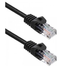 Кабель ACD Патч-корд ACD-LPU5C-30B |ACD-LPU5C-30B| Cat5e UTP 24AWG 4Pair, 7/0.18мм CU Черный, 3.0м, (741791)