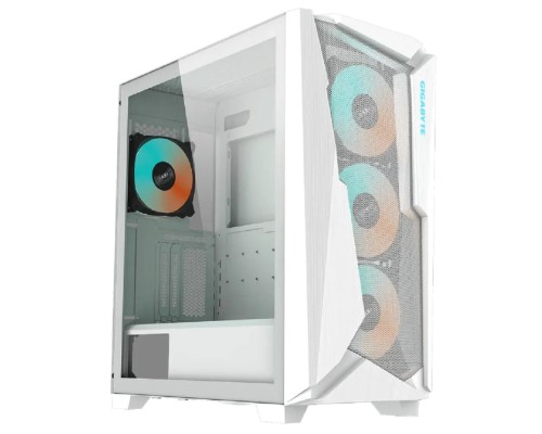 [Видеокарта] Корпус Gigabyte C301 Glass White MidTower, ATX, USB-C x1, USB3.0 x2, Audio I/O, GPU:400mm, Black, TG 