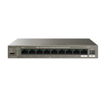 IP-COM G1110PF-8-102W Коммутатор PoE неуправляемый  9-Ports 10/100/1000 Base-T + 1-Port 1000 Base-X SFP / 8-Ports PoE (PoE бюджет 92W)