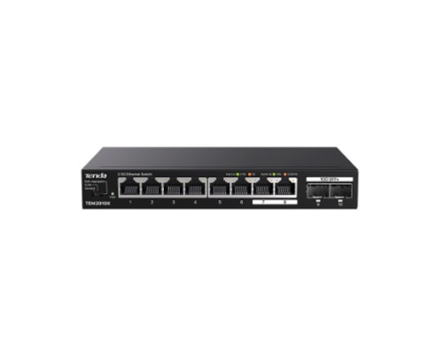 [Сетевое оборудование] TENDA TEM2010X 8-Портовый коммутатор Ethernet 2.5G с 2 портами 10G SFP+