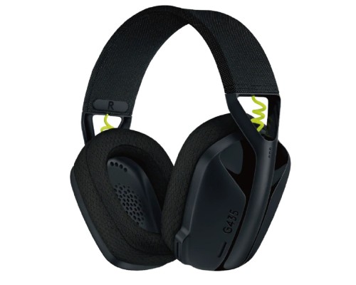 [Наушники] Наушники с микрофоном Logitech G435 черный/желтый накладные BT/Radio оголовье (981-001053)