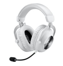 Наушники с микрофоном Logitech G Pro X 2 Lightspeed белый мониторные BT/Radio/3.5mm оголовье (981-001271)