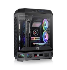 Корпус Thermaltake The Tower 600 черный без БП ATX 11x120mm 5x140mm 4xUSB3.0 audio bott PSU