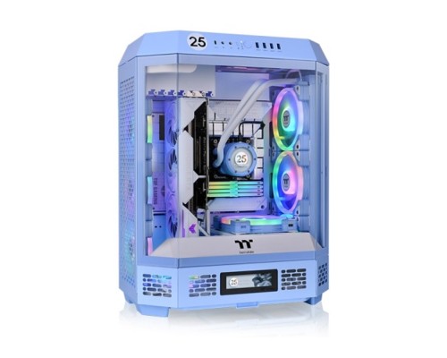 [Корпус] Корпус Thermaltake The Tower 600 Hydrangea голубой без БП ATX 11x120mm 5x140mm 4xUSB3.0 audio bott PSU