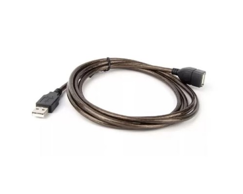 [кабели] Telecom <VUS6956T-1.8M> Кабель/ Кабель удлинительный USB2.0 AM/AF прозрачная изоляция 1.8m 