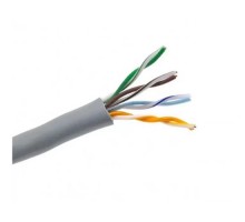 Rexant (01-0043-50) Кабель витая пара U/UTP, CAT 5e, PVC, 4PR, 24AWG, INDOOR, SOLID, серый, 50м,