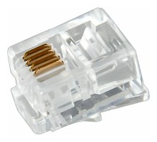 Rexant (05-1012) Разъем телефонный UTP, RJ-14 (6P4C), CAT 3