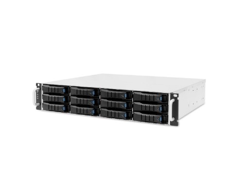 [Опция к серверу] Дисковая полка JBOD Case AIC J2012-03-35X <XJ1-20123-02> Black 12xHotSwap SAS 550W HS 2U RM