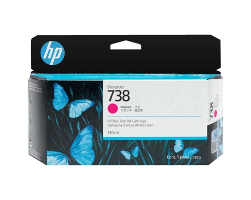 [Расходные материалы] Картридж/ HP 738 130-ml Magenta DesignJet Ink Cartridge