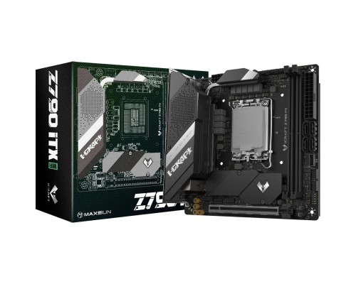 [Материнская плата] MAXSUN MS-iCraft Z790ITX WIFI V1/V2 (Socket 1700, mini-ITX, 2*DDR5,  HDMI/DP, 4*SATA3, 2*M.2, 1xPCI-E x16 , 4*USB 2.0,  4* USB 3.2 Gen1, 1* Type-C, LAN 1*2.5G, Bluetooth, Wi-Fi 802.11ax, RTL)