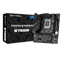 MAXSUN MS-Challenger B760M (Socket 1700, mATX, 2*DDR4, VGA/HDMI, 3*SATA3, 2*M.2, 1xPCI-E x16 /1xPCI-E x1, 2*USB 2.0, 4*USB 3.2 Gen1 , LAN 1*1G,  RTL)