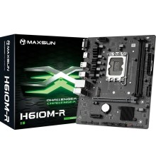 MAXSUN MS-Challenger H610M-R V1/V2 (Socket 1700, mATX, 2*DDR4, VGA/HDMI, 3*SATA3, 1*M.2, 1*PCIEx16/1*PCIEx1, 4*USB 2.0, 2*USB 3.2 Gen1, LAN 1*1G, RTL)