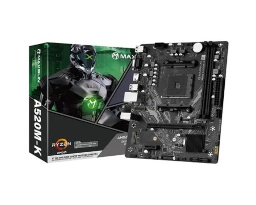 [Материнская плата] MAXSUN MS-Challenger A520M-K (Socket AM4, mATX, 2*DDR4, VGA/HDMI,  3*SATA3, 1*M.2, 1*PCIEx16/1*PCIEx1, 4*USB2.0, 2*USB 3.2 Gen1, LAN 1*1G, RTL)