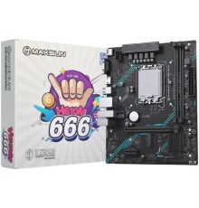 MAXSUN MS-H610M 666 WIFI6 (Socket 1700, mATX, 2*DDR4, VGA/HDMI, 4*SATA3, 1*M.2, 1*PCIEx16/1*PCIEx1, 3*USB2.0, 2*USB 3.2 Gen1, LAN 1*1G, Bluetooth,  Wi-Fi 802.11ax, RTL)