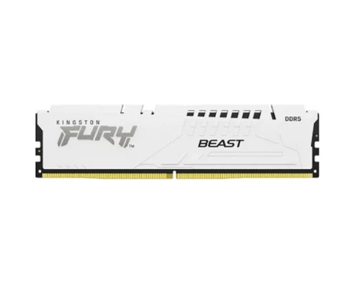 [Модуль памяти] Оперативная память Kingston Fury Beast KF552C40BW-32 DDR5 -  1x 32ГБ 5200МГц, DIMM,  White,  Ret