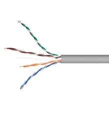 Cablexpert [UPC-5051E-4-CU] Кабель Cablexpert (RU) UTP indoor 4x2x0.51, медный, кат.5e, однож., 305м, box, серый