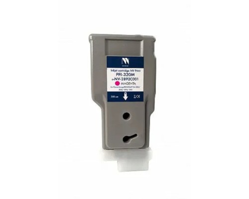 [Расходные материалы] Струйный картридж NV Print PFI-320M (NV-2892C001) Magenta для Canon ImagePROGRAF TM-200/205/300/305 (300 мл) 