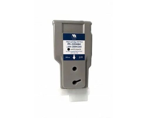 [Расходные материалы] Струйный картридж NV Print PFI-320MBK (NV-2889C001) Matte Black для Canon ImagePROGRAF TM-200/205/300/305 (300 мл) 