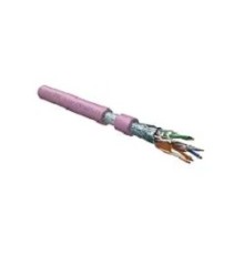 Кабель Hyperline FUTP4-C5E-S24-IN-LSLTX-PK-305 (305м) Кабель витая пара, экранированный F/UTP, общий экран фольга, категория 5e, 4 пары 24 AWG, 4х2х0,51 мм, однопроволочныежилы, нг(А)-LSLTx, внутренни