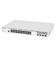 ELTEX MES3400-24 Ethernet-коммутатор агрегации 24 порта 10/100/1000BASE-T (RJ-45), 4 порта 1000BASE-X (SFP)/10GBASE-R (SFP+), L3, 2 слота для модулей питания